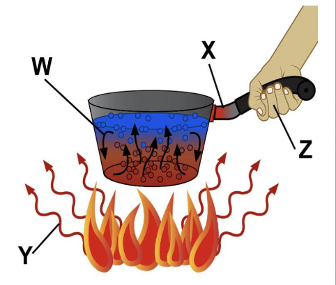 Image showing Fire and cooking pan