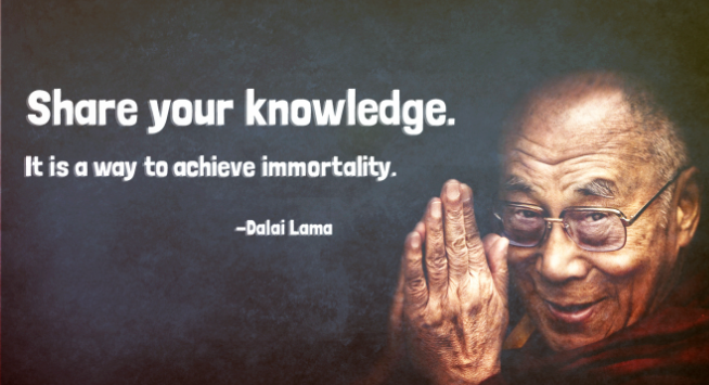 image with quote on knowledge